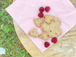 Raspberry Heart Biscuit