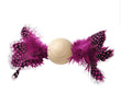 CAT TOY - FEATHERS AND NATURAL WOOD
